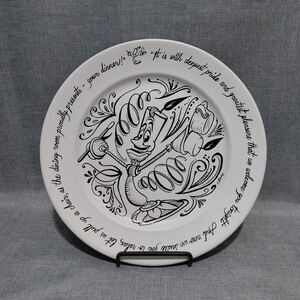 Disney Be Our Guest Lumiere 10 5/8" Dinner/Serving Plate Beauty and the Beast